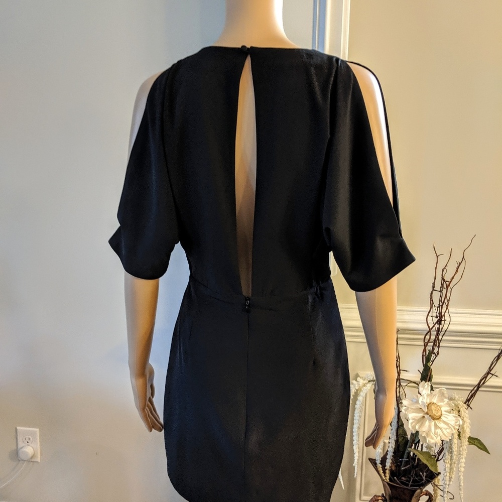 Ark & Company Sleek Open Back Cocktail Dress